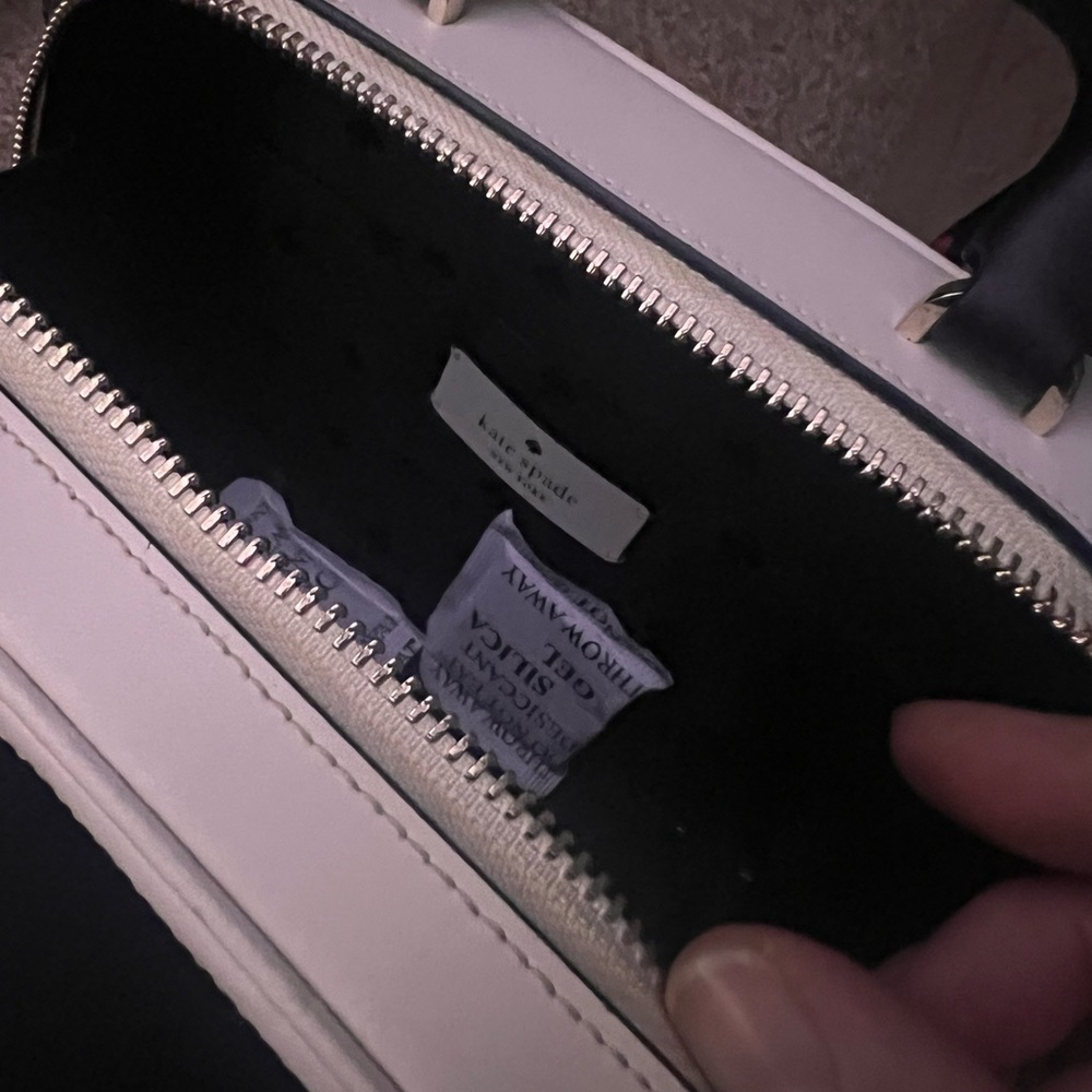 kate spade black and cream mini satchel - Picture 2 of 2